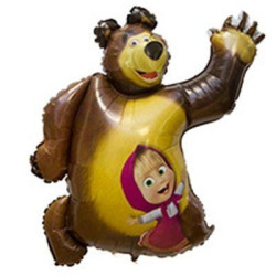 1207-2041 Фольгована фігура "Маша та Ведмідь" Grabo 80х93 см арт. 