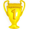 Куля (28''/71 см) Фігура, Кубок Чемпіона, Золото, 1 шт. Набори кульок арт. 12-15534