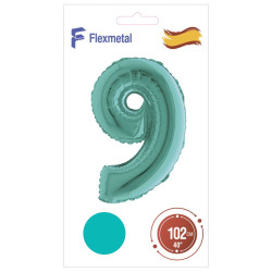 Цифра 9 тиффані УП Flexmetal 40''/102 см