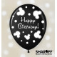 Повітряна куля (12'' 30 см) Happy Birthday, Mickey style, мікс, 50 шт. 5 ст. арт. 0090