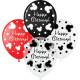 Повітряна куля (12'' 30 см) Happy Birthday, Mickey style, мікс, 50 шт. 5 ст. арт. 0090