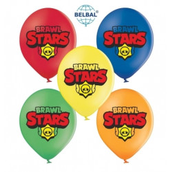 Повітряна кулька (В105, 30 CМ) Куля з малюнком Brawl Stars, Мікс 25 ШТ. АРТ. 258-0147