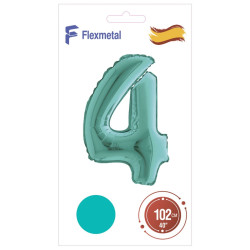 Цифра 4 тиффані УП Flexmetal 40''/102 см