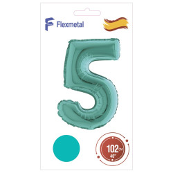 Цифра 5 тиффані УП Flexmetal 40''/102 см