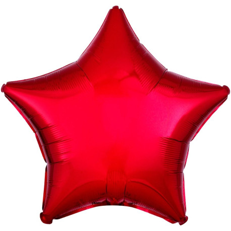 Зірочка металік червона Anagram 19'' 48 см арт. 1204-0050