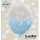 Повітряна кулька (B105, 30 см) Brush shine блакитний 1 шт. арт. 258-0145