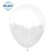 Повітряна кулька (B105, 30 см) Brush shine біла 1 шт. арт. 258-0144