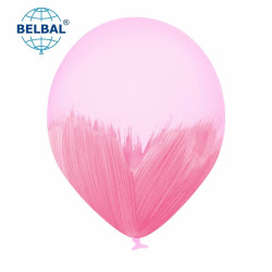 Повітряна кулька (B105, 30 см) Brush Bubble, рожевий кристал 1 шт. арт. 258-0212