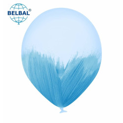 Повітряна кулька (B105, 30 см) Brush Bubble, блакитний кристал 1 шт. арт. 258-0211