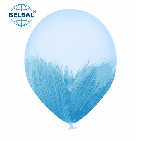 Повітряна кулька (B105, 30 см) Brush Bubble, блакитний кристал 1 шт. арт. 258-0211