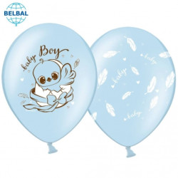 Повітряна куля (В105, 30 см) "It's a boy" курча, мікс, 25 шт., Арт 258-0283