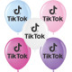 Повітряна кулька (12", 30 см) Tik-tok 50 шт. 2 ст. Арт. 0009